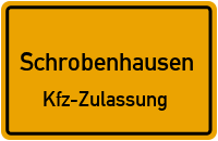 Zulassungsstelle Schrobenhausen, Kennzeichen Schrobenhausen Zulassungsstelle Schrobenhausen