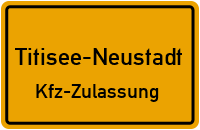 Zulassungsstelle Titisee-Neustadt, Kennzeichen Freiburg Zulassungsstelle Freiburg