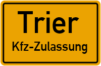 Zulassungsstelle Trier, Kennzeichen Trier Zulassungsstelle Trier