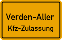 Zulassungsstelle Verden, Kennzeichen Verden Zulassungsstelle Verden