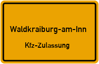 Zulassungsstelle Waldkraiburg, Kennzeichen Wasserburg Zulassungsstelle Wasserburg