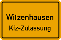 Zulassungsstelle Witzenhausen, Kennzeichen Witzenhausen Zulassungsstelle Witzenhausen