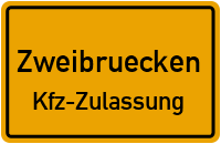 Zulassungsstelle Zweibrücken, Kennzeichen Zweibrücken Zulassungsstelle Zweibrücken